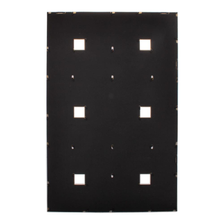 Rama foto de perete, colaj de 24 fotografii, 57x86cm, alb [7]