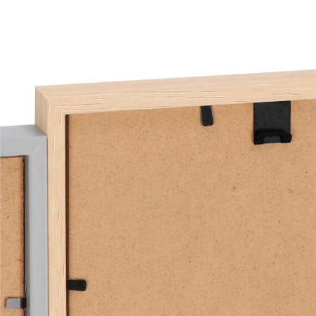 Rama foto de perete, colaj de 8 fotografii, 41x51cm, alb si gri [11]