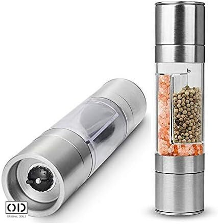 rasnita mecanica condimente, rasnita dubla sare piper, rasnita inox premium, rasnita manuala reglabila, rasnita otel inoxidabil, rasnita de bucatarie eleganta, rasnita moderna condimente, rasnita original dealsrasnita mecanica cu 2 compartimente pentru condimente din otel inoxidabil, rasnita dubla sare si piper design premium, rasnita manuala reglabila din inox original deals, rasnita profesionala pentru condimente cu macinare ajustabila, rasnita eleganta argintie pentru bucatarie moderna, rasnita condimente durabila din otel inoxidabil [12]