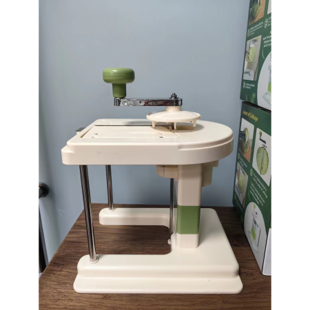 Razatoare de Varza, , Manuala, din PP+Otel Inoxidabil, 19 x 17 x 19 cm, Latime Ajustabila, Alb/Verde [4]