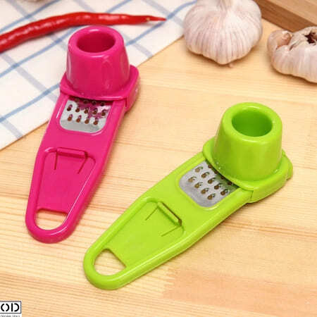 Razatoare Multifunctionala Manuala pentru Usturoi, Nuci, Alune si Migdale, PVC, Fucsia [6]