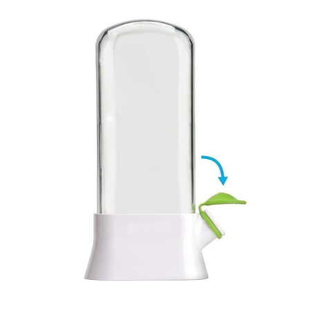 Recipient de Pastrare a Ierburilor cu Capac de Umplere cu Apa, , Proaspat, Curat, Fara BPA, Practic, Durabil, 27x16 cm, Alb [1]