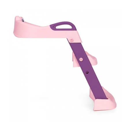 Reductor si Scaunel Inaltator WC, , pentru Copii 1 - 7 Ani, 2 Trepte Reglabile, Pliabil, Colac Moale, cu Spatar si Manere, Inaltime 54/58 cm x 39.5 x 35 cm, din Plastic+PVC, Roz/Mov [2]