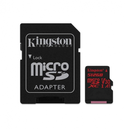 Card de Memorie Micro SD 512 GB, Compatibil Telefon, Tableta, Camera Foto si Video, Console Jocuri, Model Premium, Kingston [4]