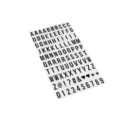 Caseta Luminoasa cu 100 de Litere, Cifre si Caractere Speciale, Personalizabila, cu 3 Baterii AA si Lumina Full LED, Premium, Original Deals [12]