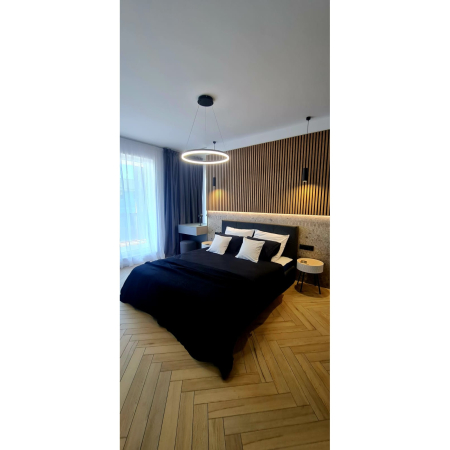 Riflaj MDF decorativ LDA PREMIUM de tip Panou Acoustic, Stejar Natur Saragossa, 260x40 cm [14]