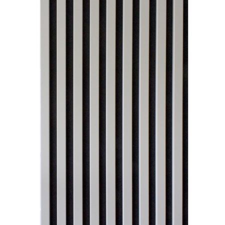 Riflaj MDF decorativ LDA PREMIUM de tip Panou Acustic, Gri Nisip, 260x40 cm [1]