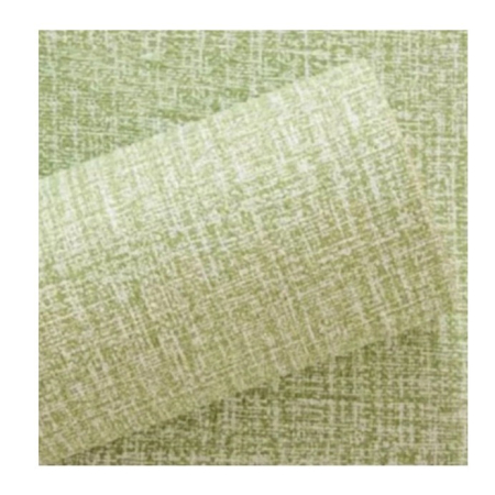 Tapet 3D Autoadeziv - Rola Autoadeziva pentru Perete, , din Panza, 10 m, Rezistenta la Umezeala, 2.5 mm Grosime, Model Texturat, Verde Deschis