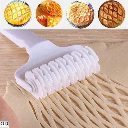 Ustensile Gatit & Accesorii - Rola Cutit pentru Taiat Aluat pentru Placinte, Foietaj si Prajituri, PVC