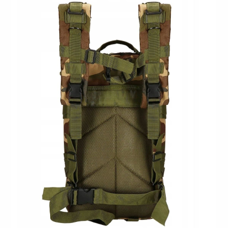 Rucsac militar pentru drumetie, impermeabil, ultra usor, 4 compartimente, culoare camo [1]