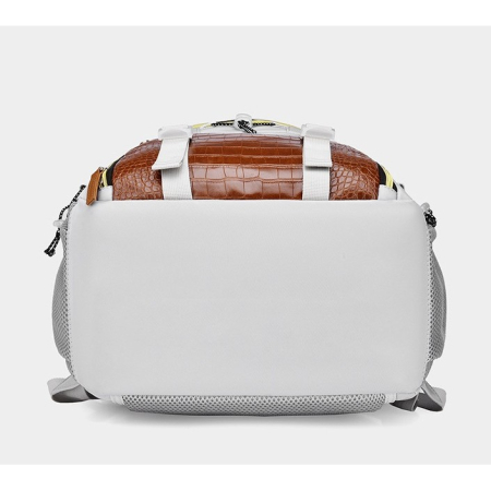 Rucsac Multifunctional pentru Calatorie, , pentru Alpinism, Voiaj, Drumetii, din Panza Oxford, 34x16x52 cm, Alb [8]