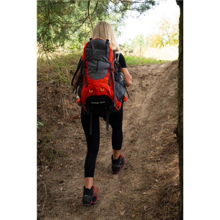 Rucsac tactic militar pentru drumetie, cu husa de ploaie, 70 litri, 25 kg, 68x35x20 cm, gri portocaliu [16]