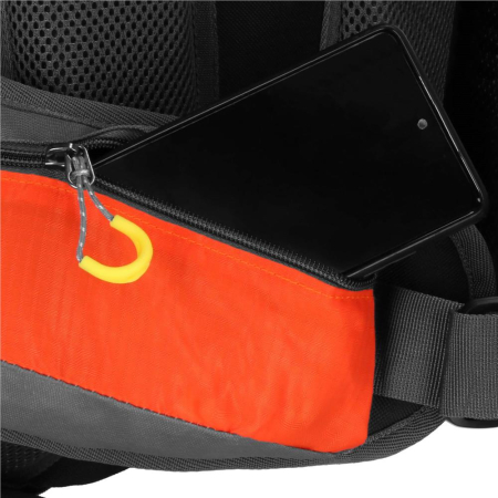 Rucsac tactic militar pentru drumetie, cu husa de ploaie, 70 litri, 25 kg, 68x35x20 cm, gri portocaliu [3]