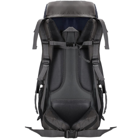 Rucsac tactic militar pentru drumetie, cu husa de ploaie, 90 litri, 25 kg, 74x32x20 cm, gri albastru [12]