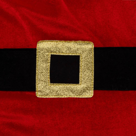 Sac cadouri Mos Craciun 50x70 cm, din poliester, rosu [1]