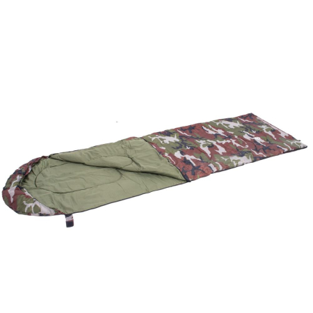 Sac de dormit tip mumie, cu geanta de transport, 210x73cm, 8-20grade, culoare camuflaj [8]