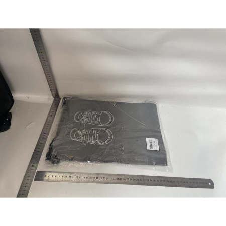 Sac depozitare incaltaminte, pentru voiaj sau depozitare, rezistent la praf, compatibil cu masina de spalat, 27 x 36 cm, gri deschis [9]