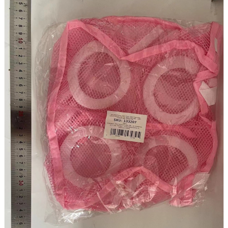 Sac pentru Spalare Incaltaminte, , pentru Masina de Spalat, 28x24.5x8 cm, Roz [5]