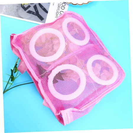 Sac pentru Spalare Incaltaminte, , pentru Masina de Spalat, 28x24.5x8 cm, Roz [3]