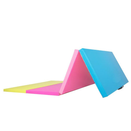 Saltea fitness groasa, dimensiune XXL, pentru antrenamente gimnastica, 240x120x5 cm, multicolor [2]