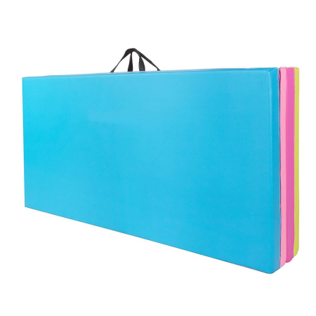 Saltea fitness groasa, dimensiune XXL, pentru antrenamente gimnastica, 240x120x5 cm, multicolor [3]