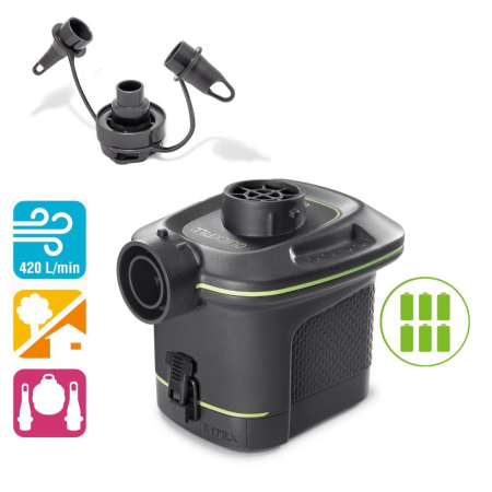 Saltea Intex Prestige Airbed Queen Dura-Beam pompa inclusa, 152x203x25cm [2]