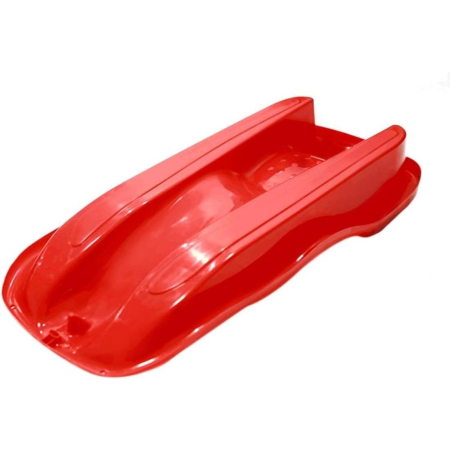 Sanie, , din Plastic, +3 Ani, 87 x 40 x 17.5 cm, cu Frana si Franghie, pentru Adulti si Copii, Rosu [5]