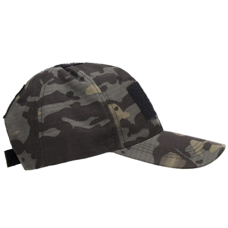Sapca tactica cu cozoroc curbat, cu scai pentru atasare patch, unisex, culoare camuflaj [1]
