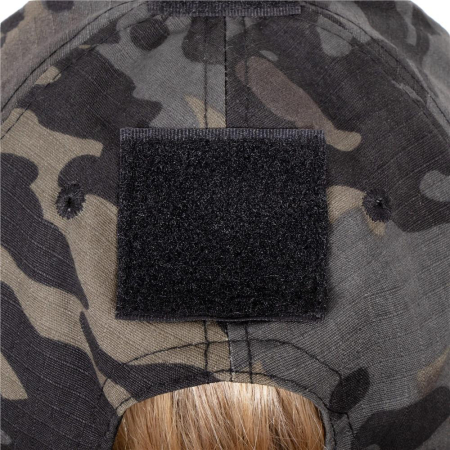 Sapca tactica cu cozoroc curbat, cu scai pentru atasare patch, unisex, culoare camuflaj [4]