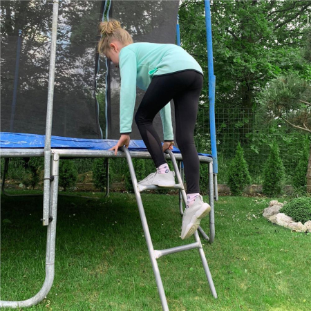 Scara universala din otel pentru trambuline, 2 trepte, 90cm [7]