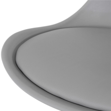 Scaun birou ergonomic, cu sezut din spuma, reglabil pe inaltime, maxim 120 kg, 90x49x48 cm, gri [22]