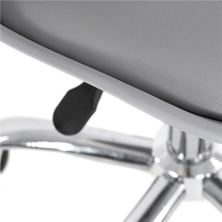 Scaun birou ergonomic, cu sezut din spuma, reglabil pe inaltime, maxim 120 kg, 90x49x48 cm, gri [21]