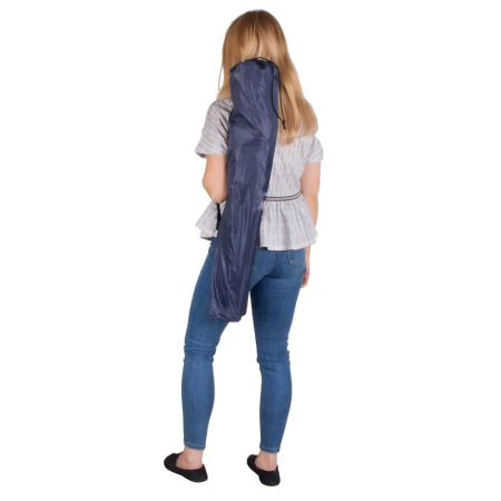 Scaun pliabil camping sau pescuit Sersimo, cu suport pahar, albastru inchis [8]