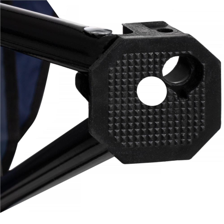 Scaun pliabil camping sau pescuit Sersimo, cu suport pahar, albastru inchis [5]