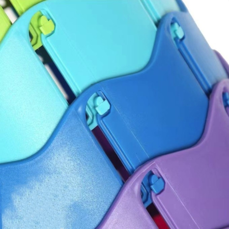 Scaun Telescopic Pliabil pentru Camping si Pescuit, , Portabil, Universal, Sustine 150 kg, ABS, Diametru 25 cm, Extensibil, Inaltime 45 cm, Multicolor [4]