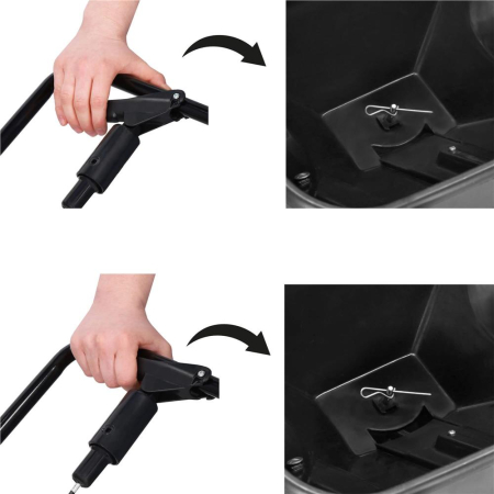 Semanatoare cu dispozitiv de imprastiere seminte, pentru gazon sau plante, capacitate umplere 25kg [4]