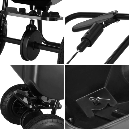 Semanatoare cu dispozitiv de imprastiere seminte, pentru gazon sau plante, capacitate umplere 25kg [5]