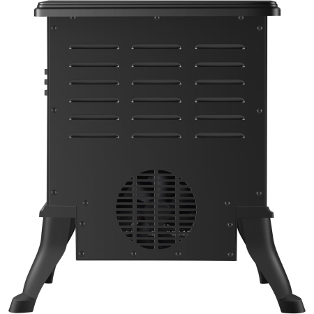 Semineu Electric, , cu Efect Flacara, 1500/1200W, Incalzire PTC, 220 V, din Plastic Ignifug, 38 x 23 x 45 cm, Negru [2]