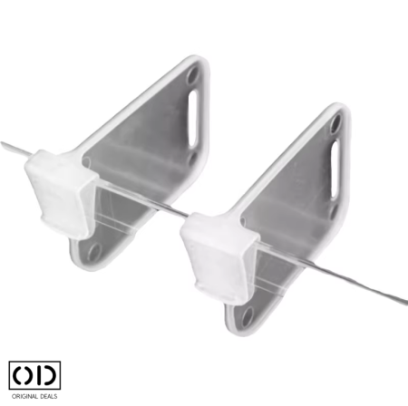 Separatoare pentru Organizare Rafturi Usa Frigider, pentru Alimente si Bauturi, PVC Alb [1]