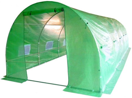 Sera de gradina, tip tunel cu cadru metalic, 300x600cm, verde, 18 mp [3]