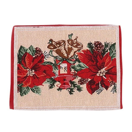 Articole Craciun Bucatarie - Servet pentru Masa, , Model Craciunite, Tematica Craciun, 43 x 34 cm, Rosu