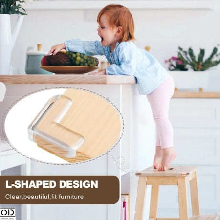 Set 10 Coltare din Silicon pentru Protectie Ridicata la Colturile Mobilei, pentru Siguranta Copii, din Silicon, Triunghi [6]
