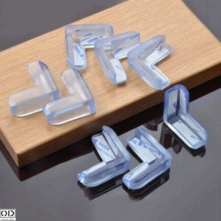 Set 10 Coltare din Silicon pentru Protectie Ridicata la Colturile Mobilei, pentru Siguranta Copii, din Silicon, Triunghi [18]