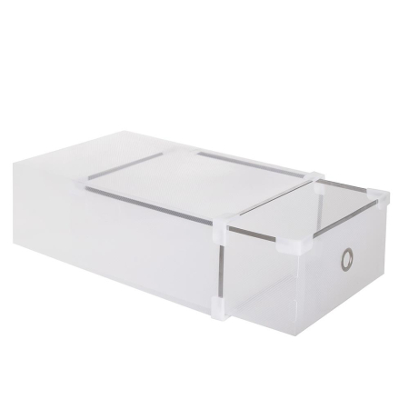 Set 10 cutii organizare pentru pantofi, 34x22x13, transparent [4]