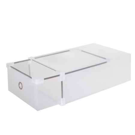 Set 10 cutii organizare pentru pantofi, 34x22x13, transparent [1]