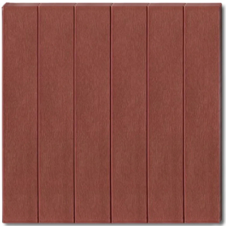 Set 10 Placi Tapet 3D, , 70 x 70 cm, Grosime 3 mm, din Rasina, Tip Placi de Lemn, Suprafata Acoperita 4.9 mp, Caramiziu [2]
