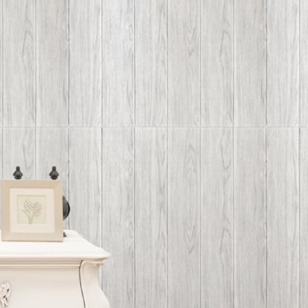 Set 10 Placi Tapet 3D, , 70 x 70 cm, Grosime 3 mm, din Rasina, Tip Placi de Lemn, Suprafata Acoperita 4.9 mp, Gri Deschis [1]