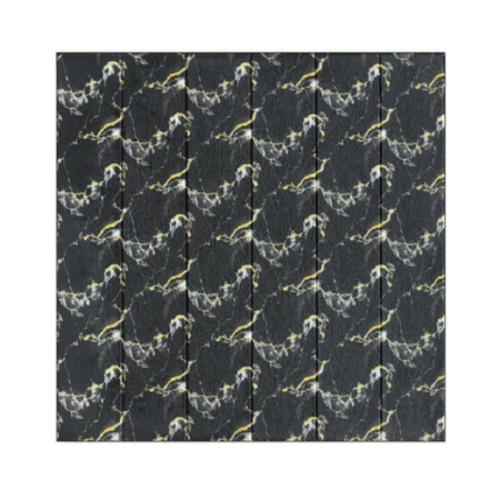 Tapet 3D Autoadeziv - Set 10 Placi Tapet 3D, , 70 x 70 cm, Grosime 3 mm, din Rasina, Tip Placi de Lemn, Suprafata Acoperita 4.9 mp, Negru