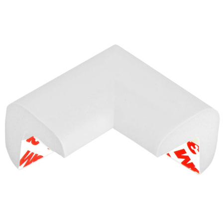 Set 10 protectii colturi pentru siguranta copii, 60x35mm, spuma EPE, gri [17]