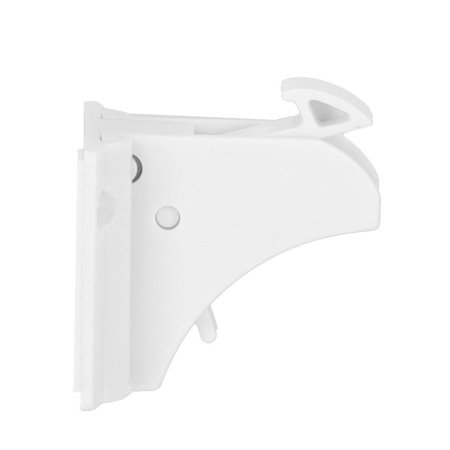 Set 4 sigurante magnetice ascunse, blocator sertare si usi, 2 sisteme fixare incluse, alb [15]